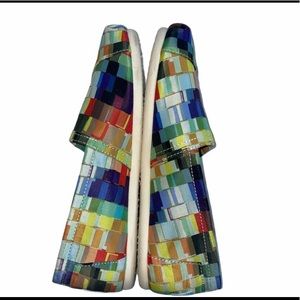 Women’s Rainbow Multicolored Toms Size 7 Wide